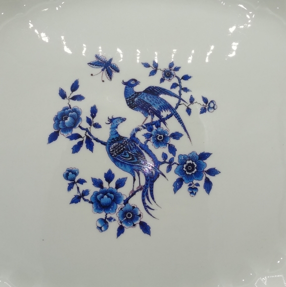 WS George Bolero Pheasant Floral Serving Platter Vintage Signed Numbered Rare - Picture 4 of 11